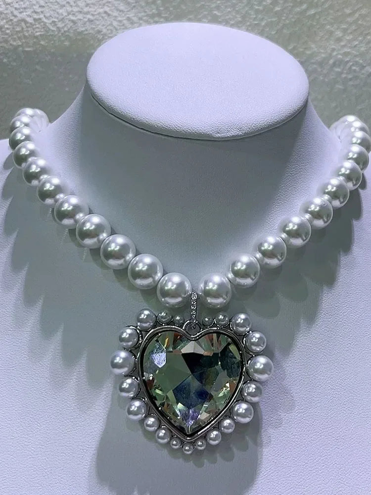 Charms Pearl Necklace Original 2025 New Fine Jewelry Set Love Pearl Earring Bracelet for Women Party Jewelry Accessories Gift